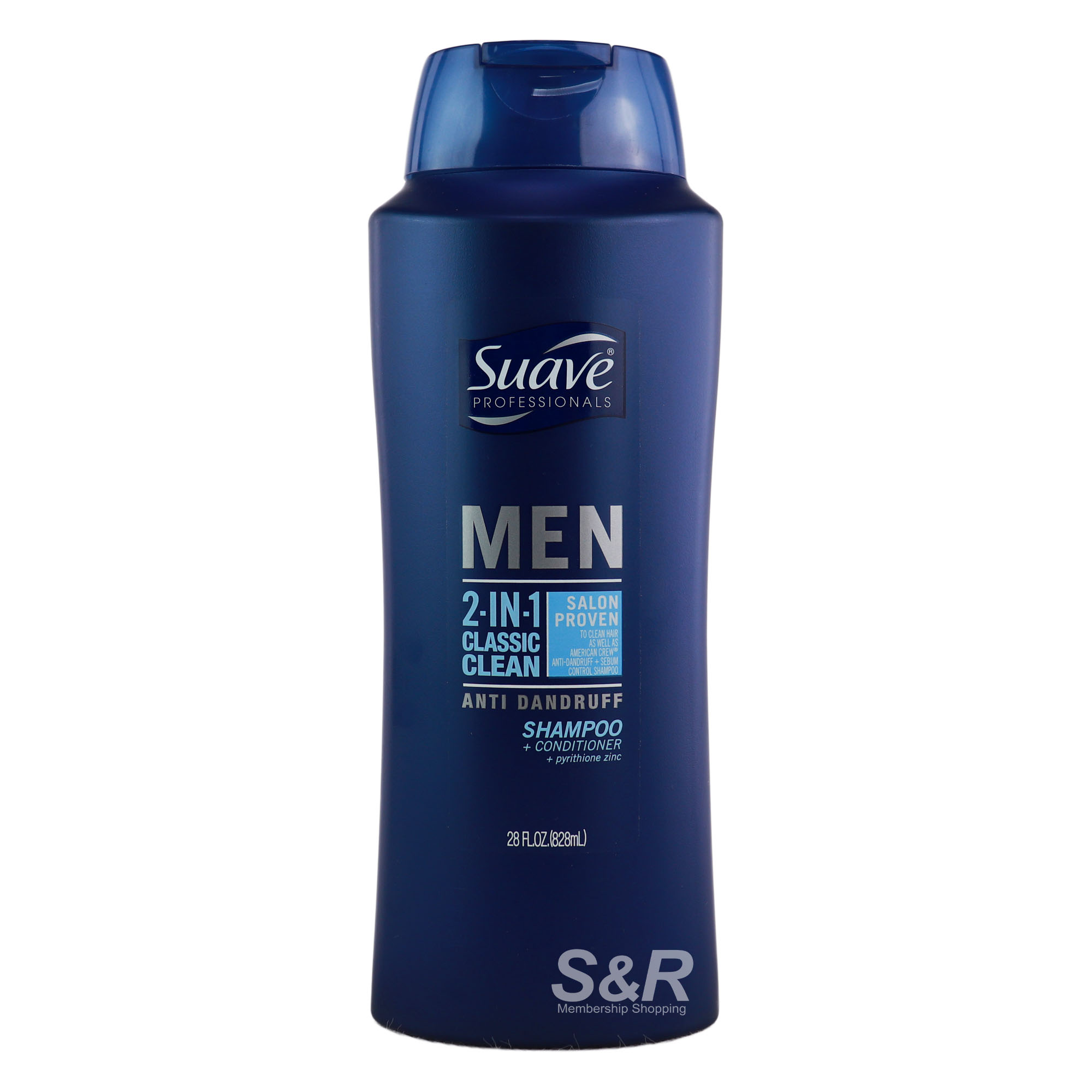 Suave Professionals Men 2-in-1 Classic Clean Shampoo and Conditioner 828mL Suave Professionals Men 2-in-1 Classic Clean Shampoo and Conditioner 828mL